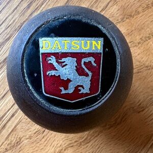 Datsun Gear Shift Knob with Lion Emblem RARE